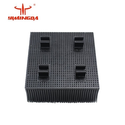 剛毛の自動カッターの部品は100x100x42mmの多物質的な青/黒い色にブラシをかける